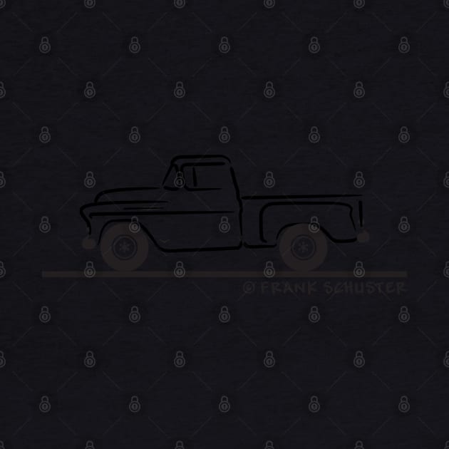 55 56 57 chevrolet pickup truck BLK by PauHanaDesign